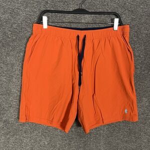 Cotopaxi Athletic Shorts Mens Large Orange Drawstring Pockets Hiking Gym Running